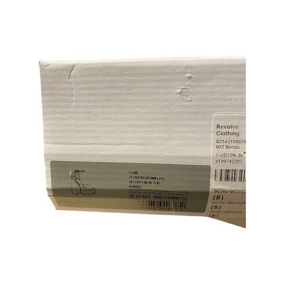 Schutz Luan Pump in Bordo Size 8 NIB - Picture 7 of 7